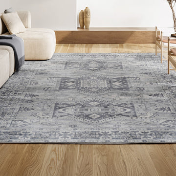 Kasbah Modern Persian Vintage Medallion Area Rug